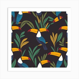 Toucans 5 Art Print