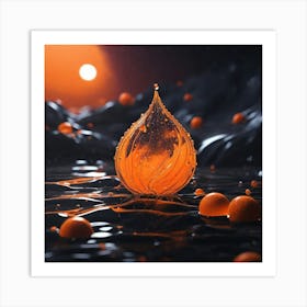 Water Drop Art Print