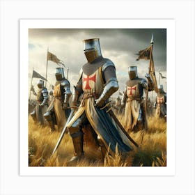 Knights Of The Round Table Art Print