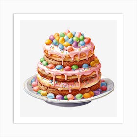 Easter Cake 3 Art Print