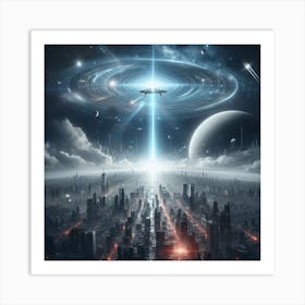 Space City 1 Art Print