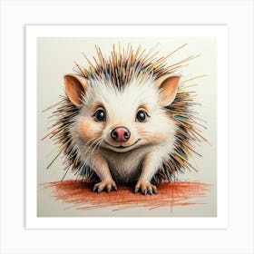 Hedgehog 47 Art Print