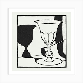 The Cup (1918) Woodcut Art By Roger Fry Art Print