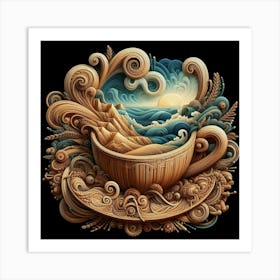 coffee world Art Print