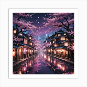 Cherry Blossoms 1 Art Print