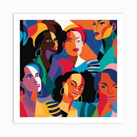 Women Of Color Art Print