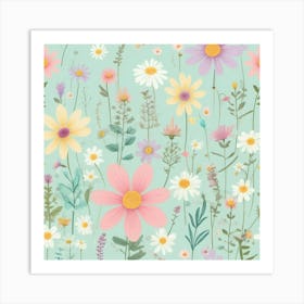 Wildflowers Art Print