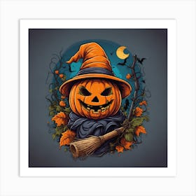 Halloween Pumpkin 2 Art Print