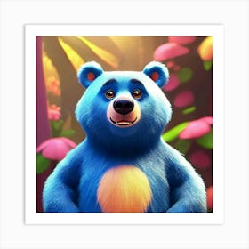 Bear In The Forest 1 Art Print