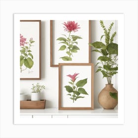 Dahlias Art Print