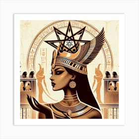 Egyptian Goddess 7 Art Print