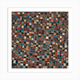 Mosaic Tile Background 1 Art Print