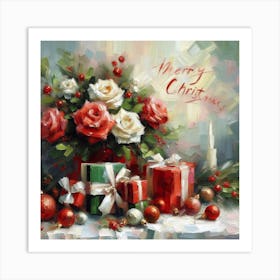 Merry Christmas 3 Art Print