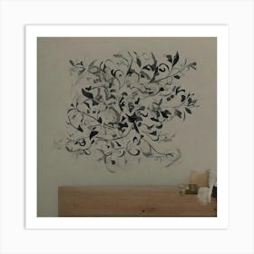 Floral Wall Decal 5 Art Print