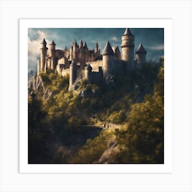 Harry Potter Castle 1 Art Print