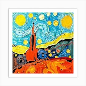 Starry Night 25 Art Print