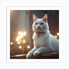 King Cat Art Print