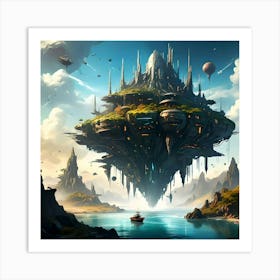 Spaceship Art Print