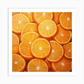 Orange Slices Art Art Print