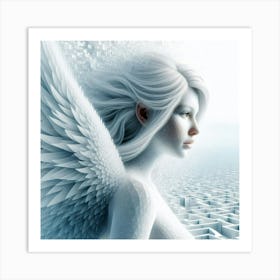 Angel In A Maze Art Print