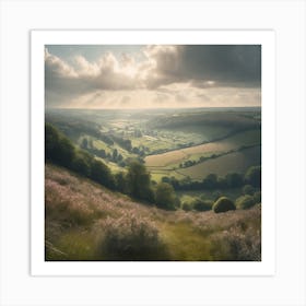 Landscape Painting 12 Art Print