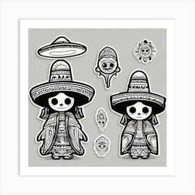 Day Of The Dead 6 Art Print