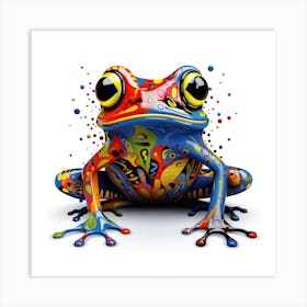 Colorful Frog 4 Art Print