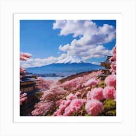 Cherry Blossoms In Japan 6 Art Print