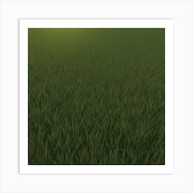 Grass Field 9 Art Print