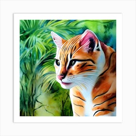 Beautiful Jungle Cat 1 Art Print