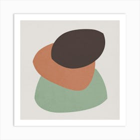 Geometry with circles 1 Art Print