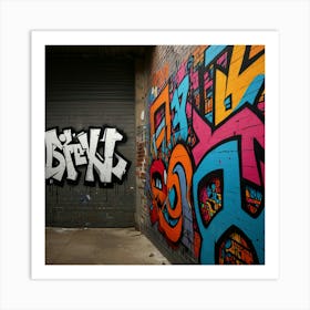 Graffiti Wall Art Print