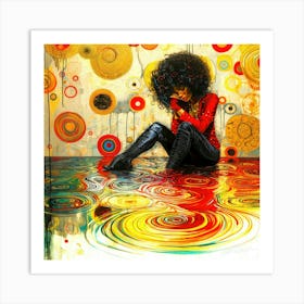 Pooling Thoughts - Contemplations Art Print