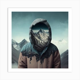 Scenic Face 11 Art Print