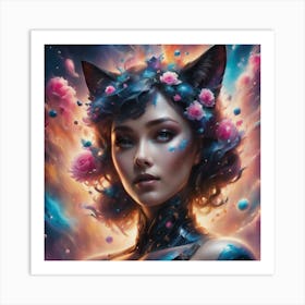 Kaleidoscope Girl Art Print