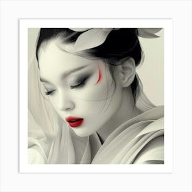 Geisha 3 Art Print