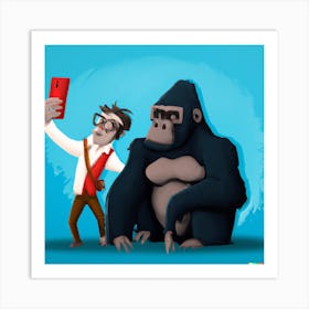 Infamous Gorilla Art Print