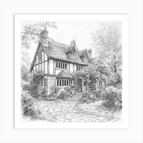 Tudor House 1 Art Print