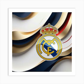 Real Madrid CF Logo Wall Art 11 Art Print