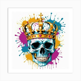 Graffiti Skull 12 Art Print