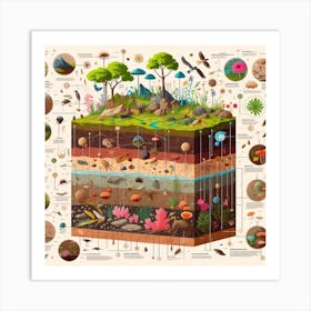 Earth Layers Art Print