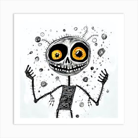 Skeleton 1 Art Print