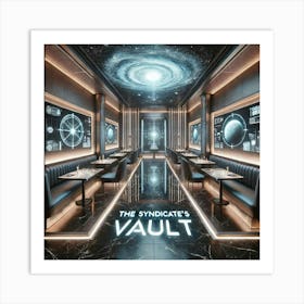 The Interior Of The Syndicate S Vault Restaurant Art Print