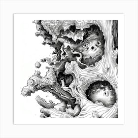 Trolls In The Woods Art Print