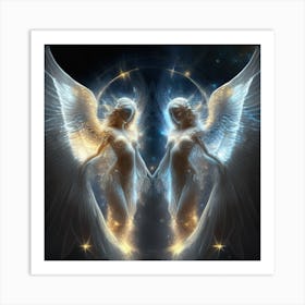 Angels 3 Art Print