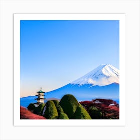 Mount Fuji view Art Print