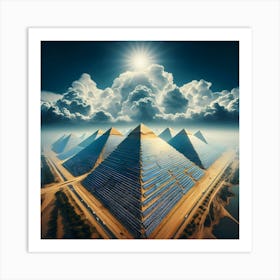 Pyramids Of Giza 1 Art Print