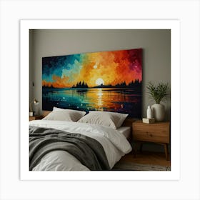 Sunset Painting Art Print