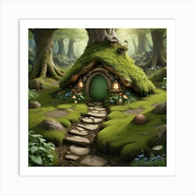 Elf House Art Print