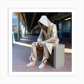 Origami Urban Passenger Art Print